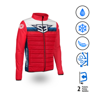 S3 Hybrid Jacket Red/Blue