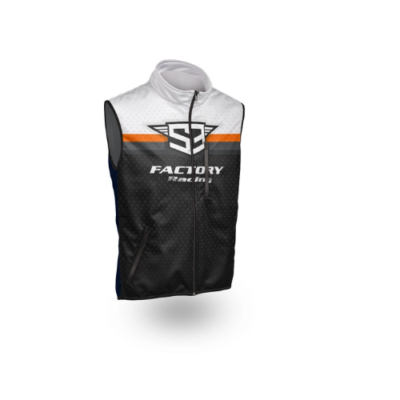 S3 Body Warmer Vest Black/Orange