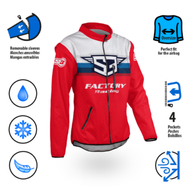S3 Gladiator Jacket Red/Blue